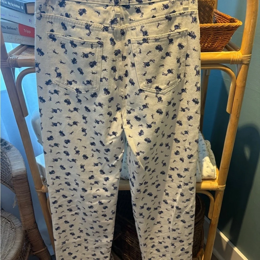 Momokrom‎ Floral Straight Leg Jeans - Picture 3 of 5